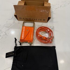 NWT Bandolier Vibrant Orange Phone Case Set for iPhone 17 Pro